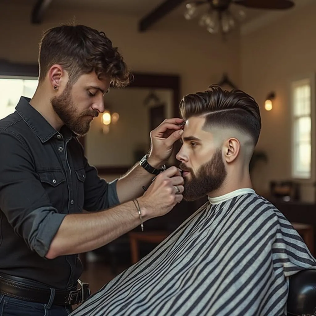 Taglio di capelli professionale
